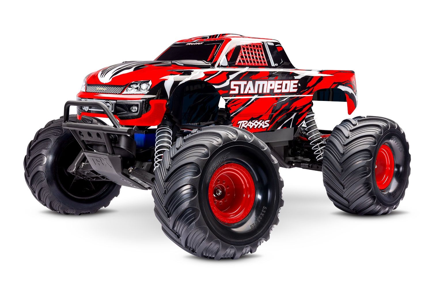 Stampede 2WD XL-5 w/Battery, Color: RED