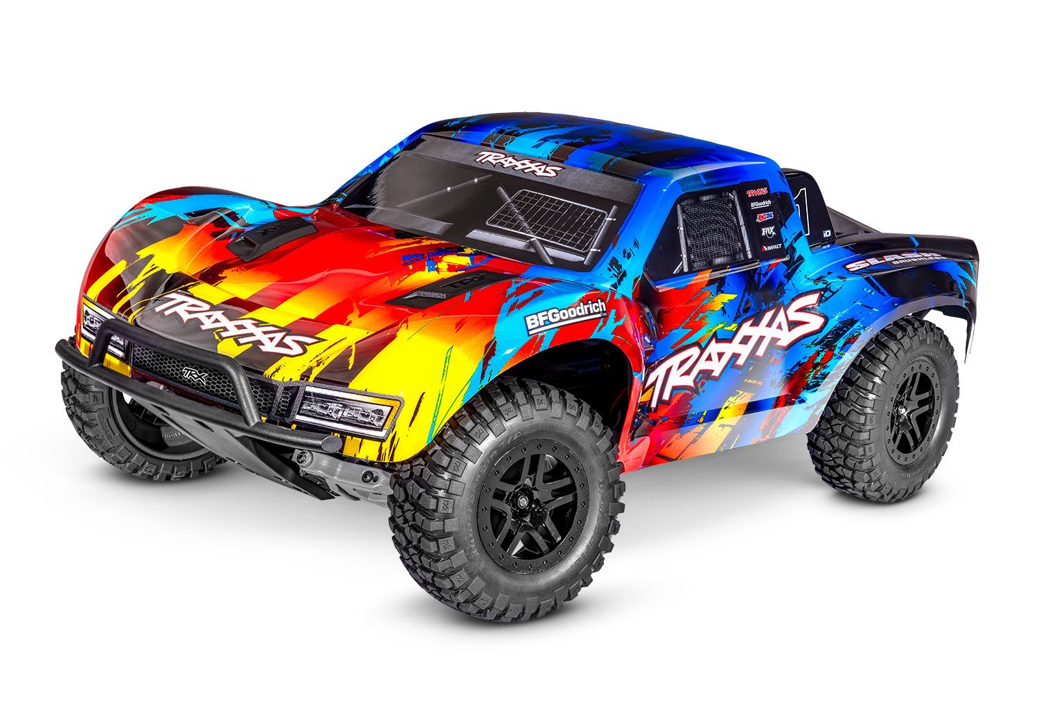 Traxxas 1/10 Slash HD VX3 BL 2WD RTR - (TRA58434-4), Color: RED