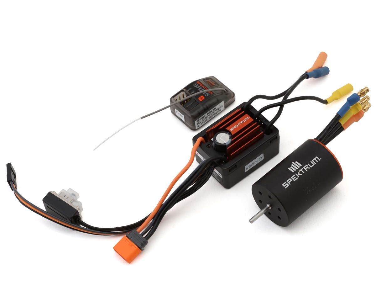 Spektrum RC Firma Losi® NASCAR Brushless Motor/ESC/Receiver Combo (4500Kv)   (SPMXSEMC25)