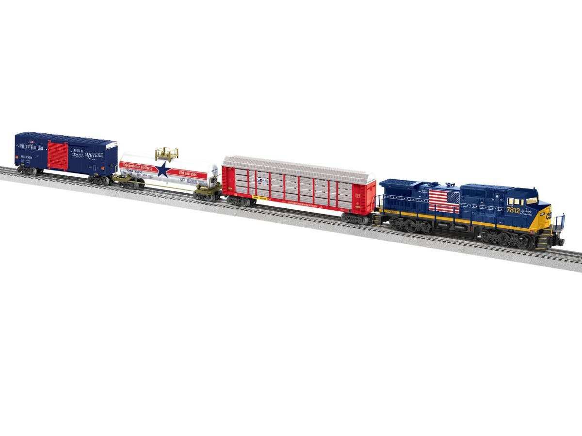 O RTR CSX Spirit of America LionChief Freight Set with Bluet