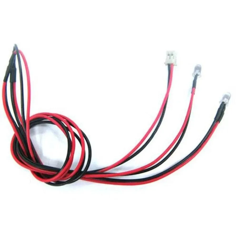 Yeah Racing 3mm LED Light Set (Red) (YEA-LK-0008RD)