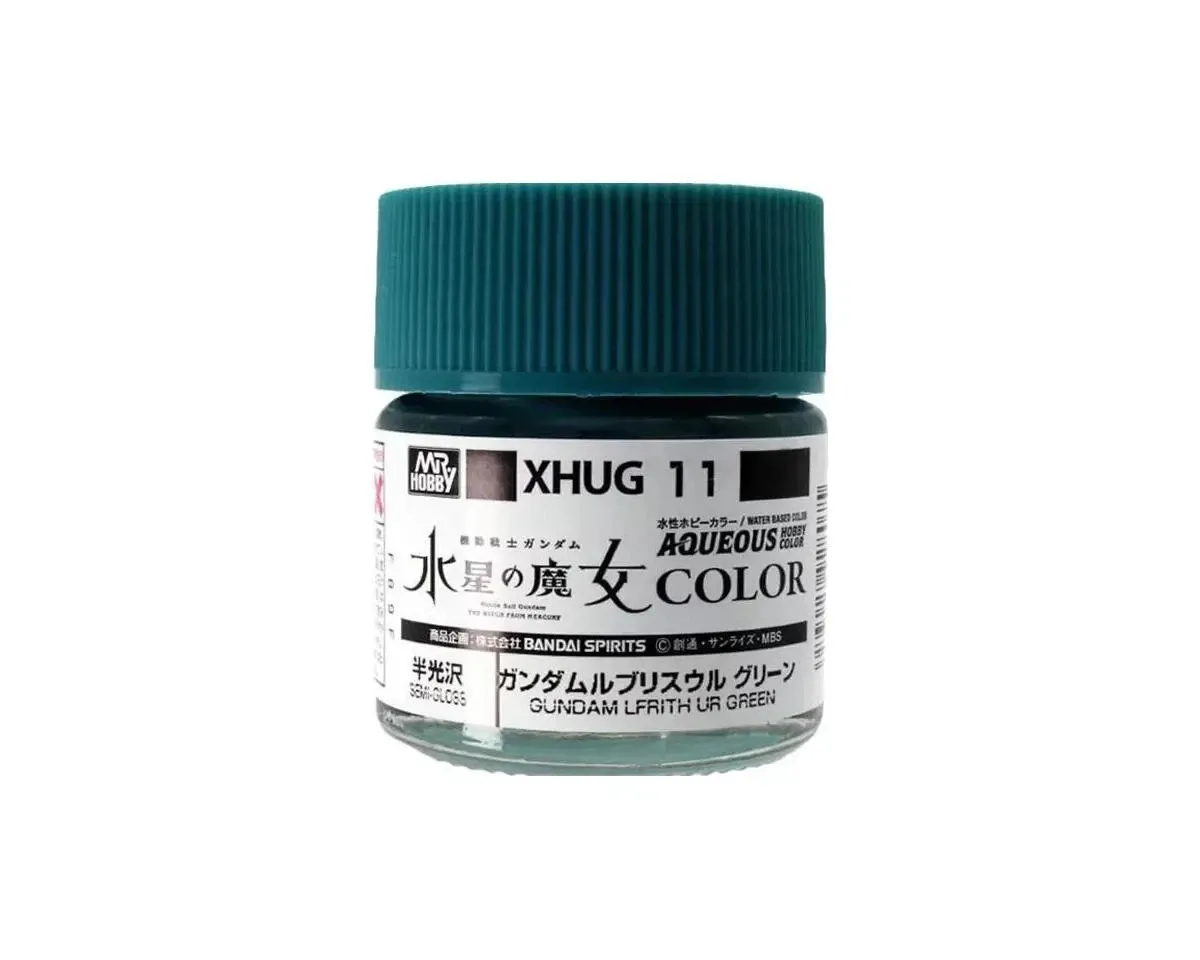 GSI Creos Mr. Hobby XHUG11 Gundam Lfrith Ur Green "Aqueous Gundam Color" (GUZXHUG11)