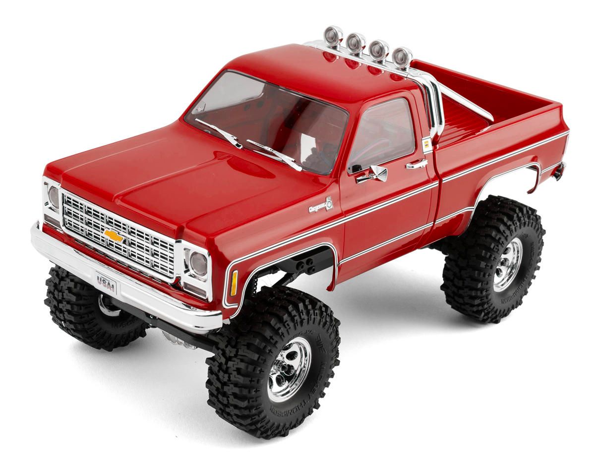 Traxxas TRX-4M 1/18 High Trail Edition Micro Rock Crawler w/Chevrolet K10 Body (Red) &amp; TQ 2.4GHz Radio