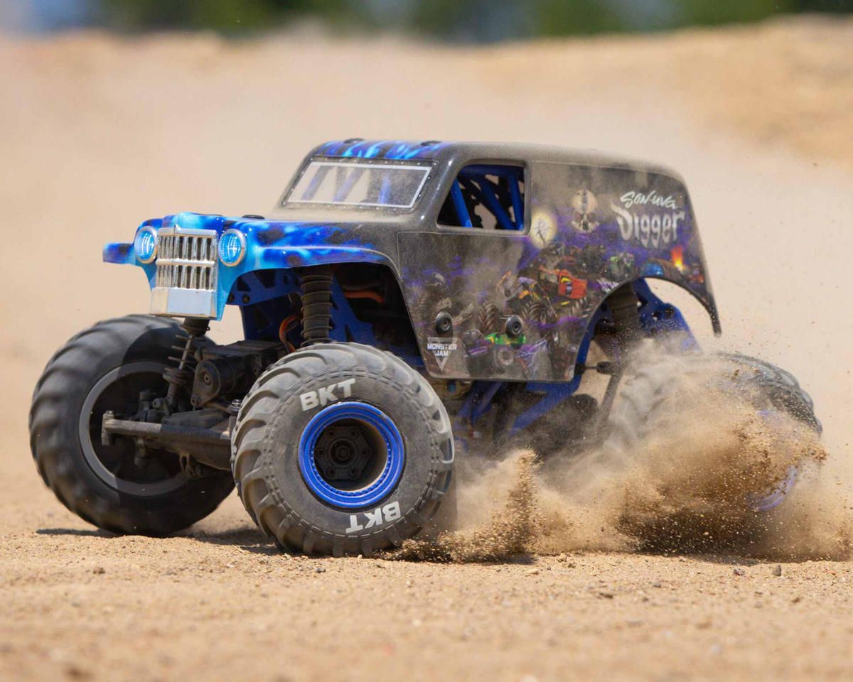 Losi 1/18 Mini LMT 4X4 Brushed RTR Monster Truck (Son-Uva Digger) w/SLT2 2.4GHz Radio, Battery &amp; Charger