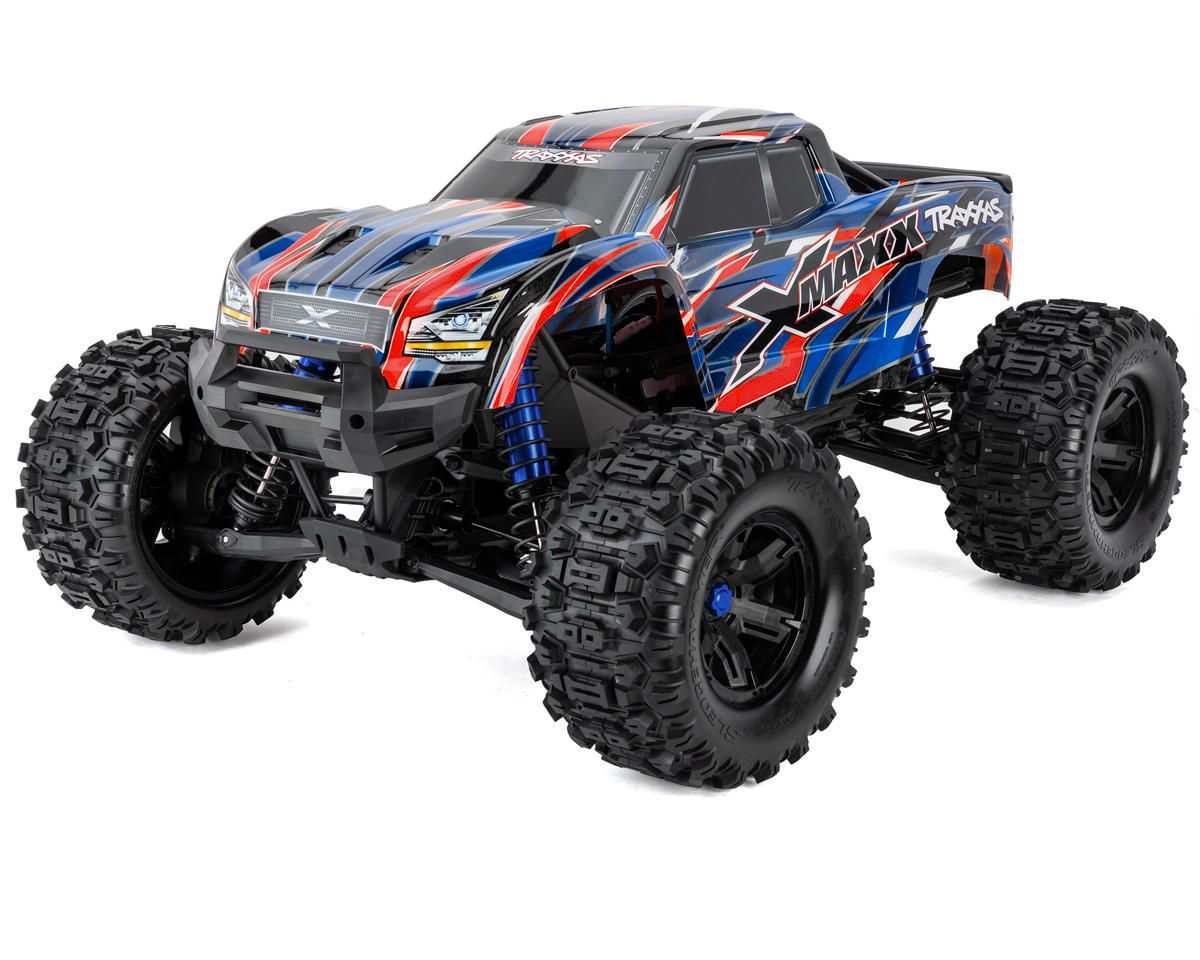 Traxxas X-Maxx 8S 1/6 4WD Brushless RTR Monster Truck (Blue) w/2.4GHz TQi Radio, TSM &amp; Belted Tires