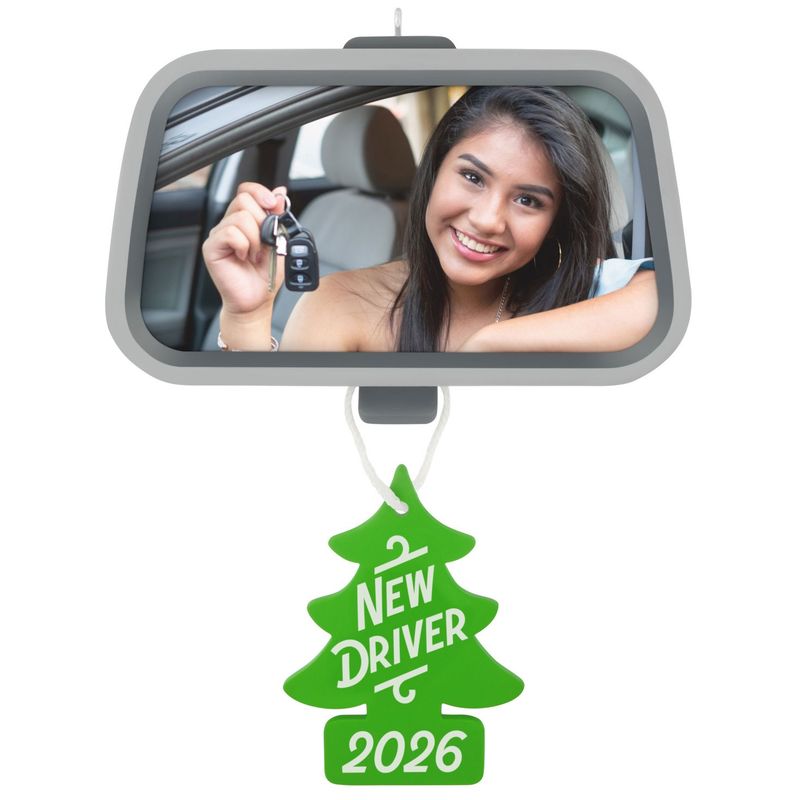 Hallmark New Driver 2026 Photo Frame Ornament