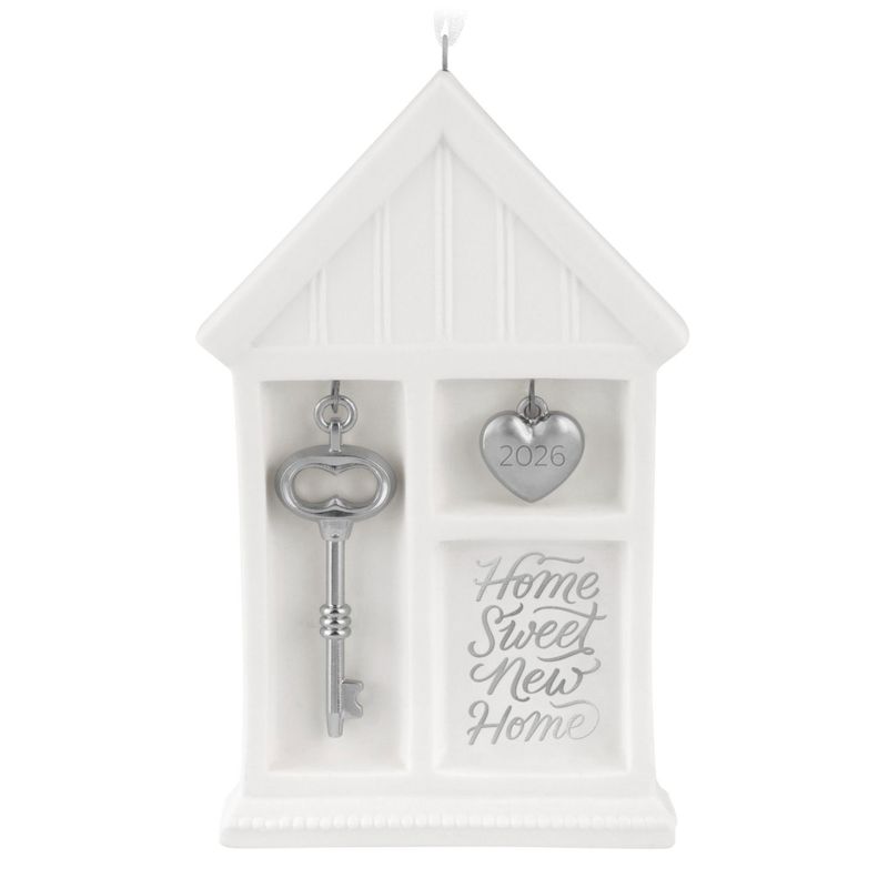 Hallmark Home Sweet New Home 2026 Porcelain and Metal Ornament