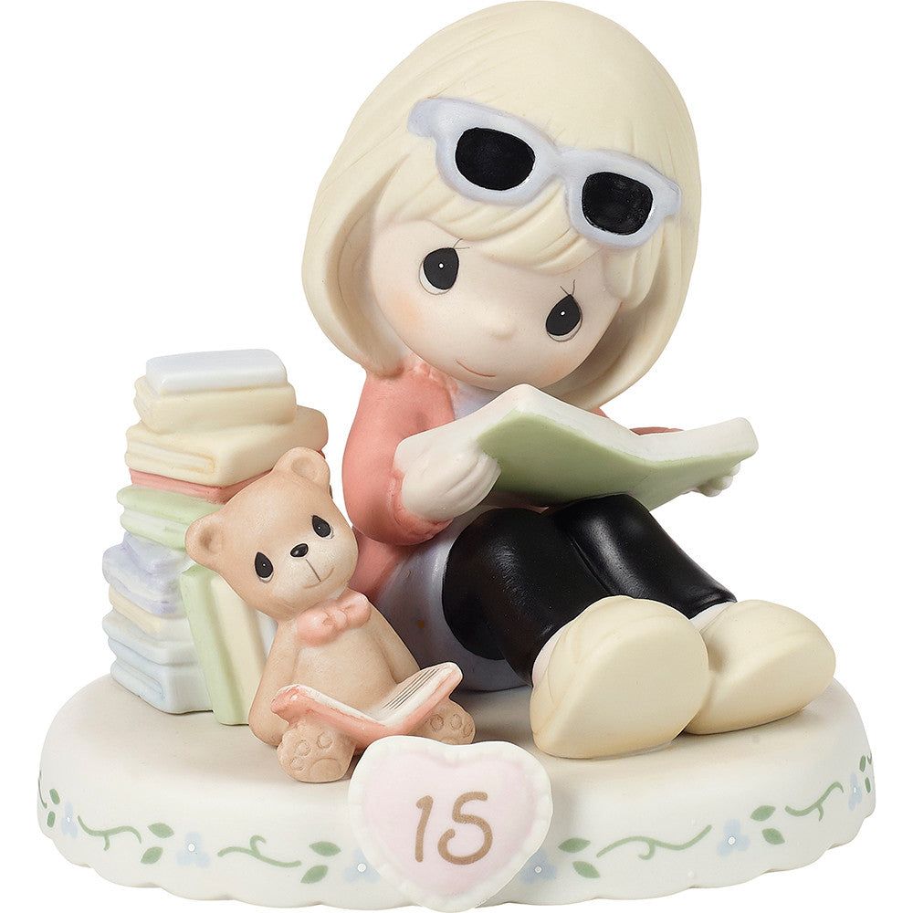 Growing In Grace, Age 15, Blonde Girl Figurine