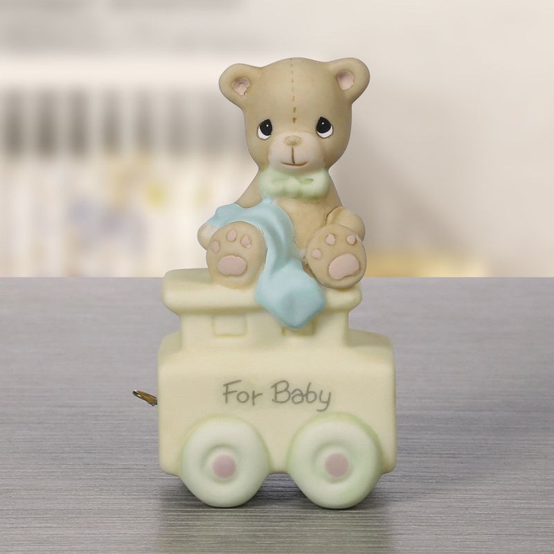 Birthday Train, New Baby, May Your Birthday Be Warm Figurine