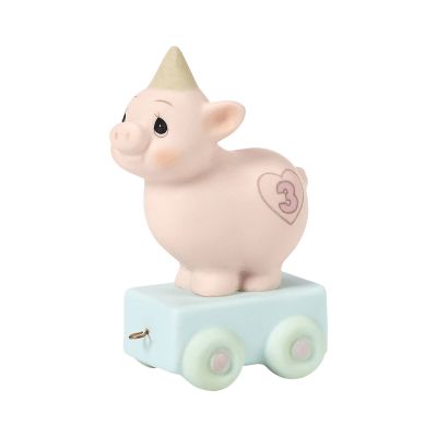 Birthday Train, Age 3, Heaven Bless Your Special Day Figurine