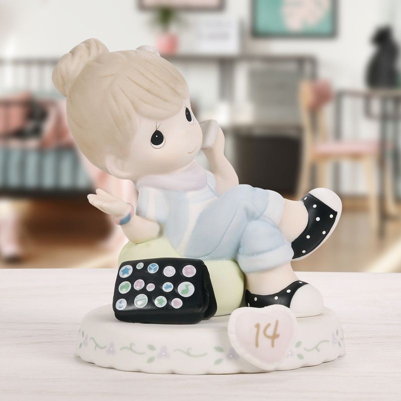Growing In Grace, Age 14, Brunette Girl Figurine