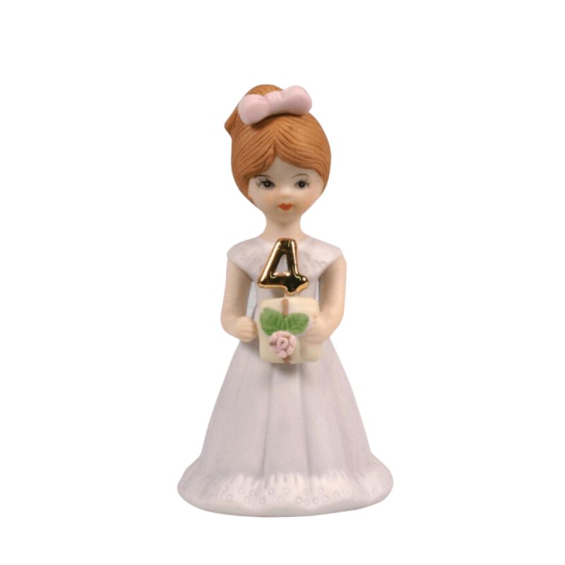 Growing Up Girls® Brunette Age 4 Figurine