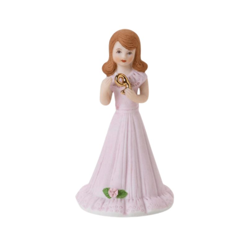 Growing Up Girls® Brunette Age 9 Figurine