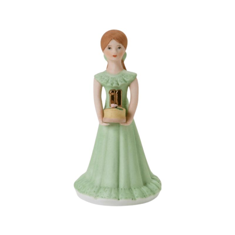 Growing Up Girls® Brunette Age 11 Figurine