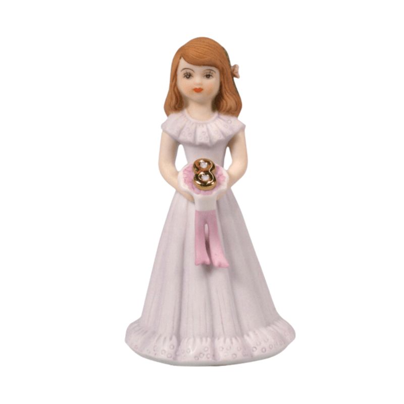 Growing Up Girls® Brunette Age 8 Figurine
