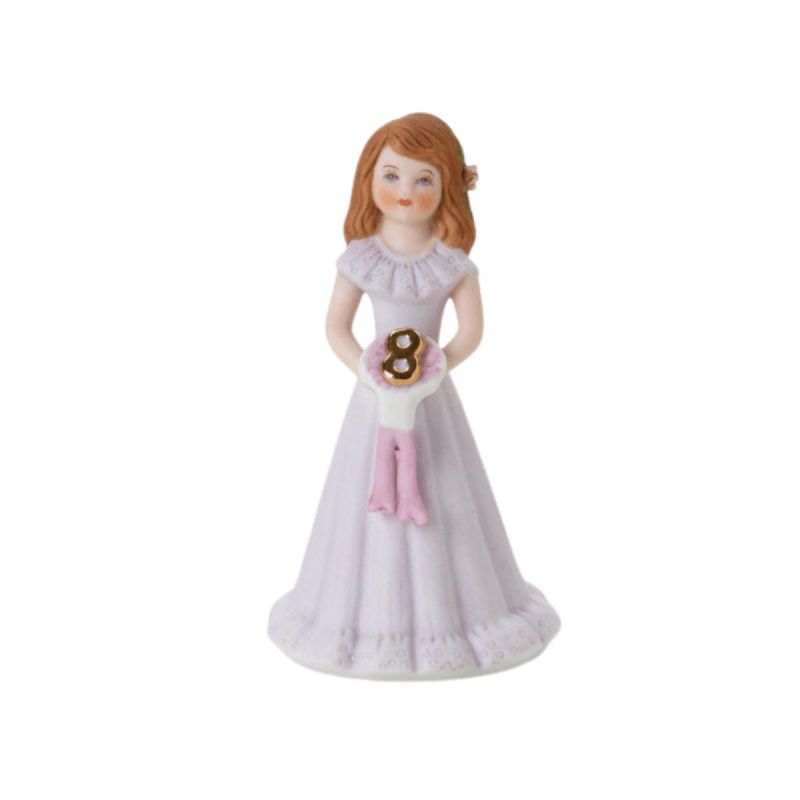 Growing Up Girls® Brunette Age 8 Figurine