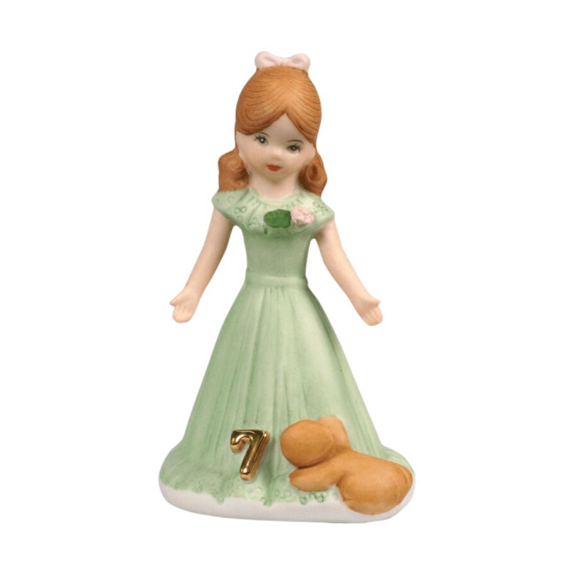 Growing Up Girls® Brunette Age 7 Figurine