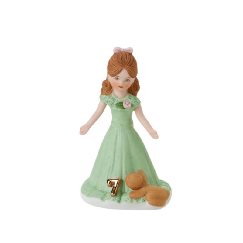 Growing Up Girls® Brunette Age 7 Figurine