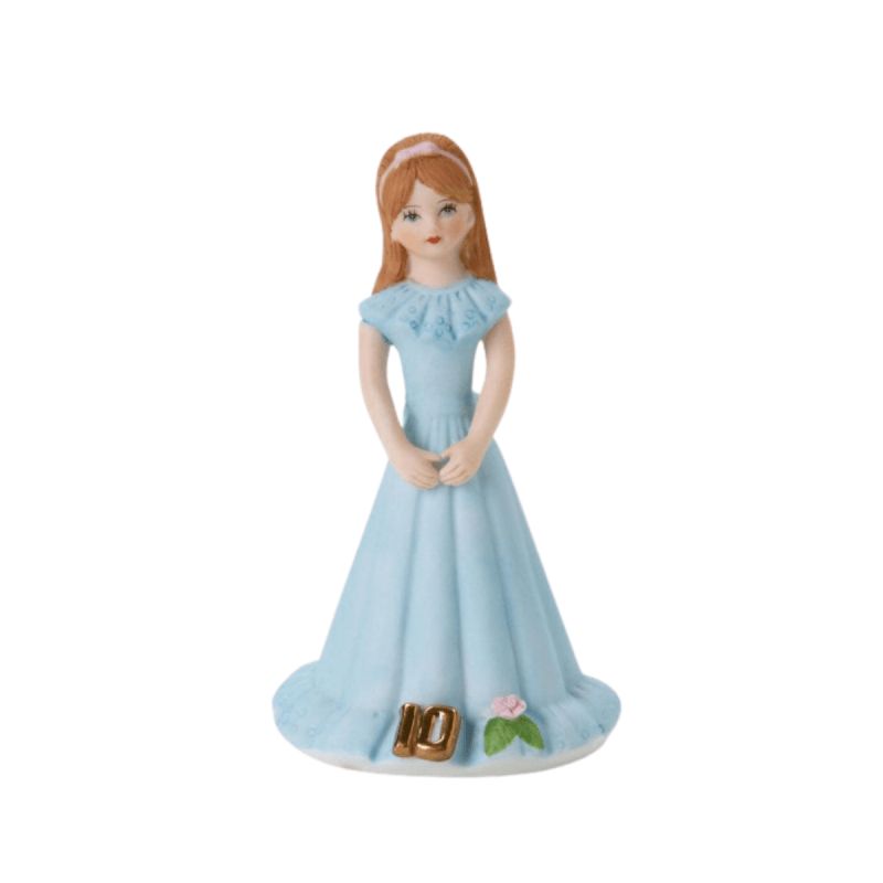 Growing Up Girls® Brunette Age 10 Figurine