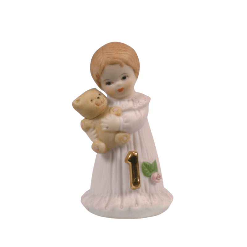 Growing Up Girls® Brunette Age 1 Figurine
