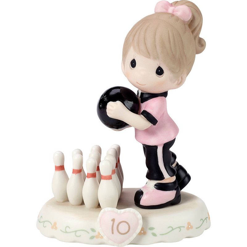 Growing In Grace, Age 10, Brunette Girl Figurine