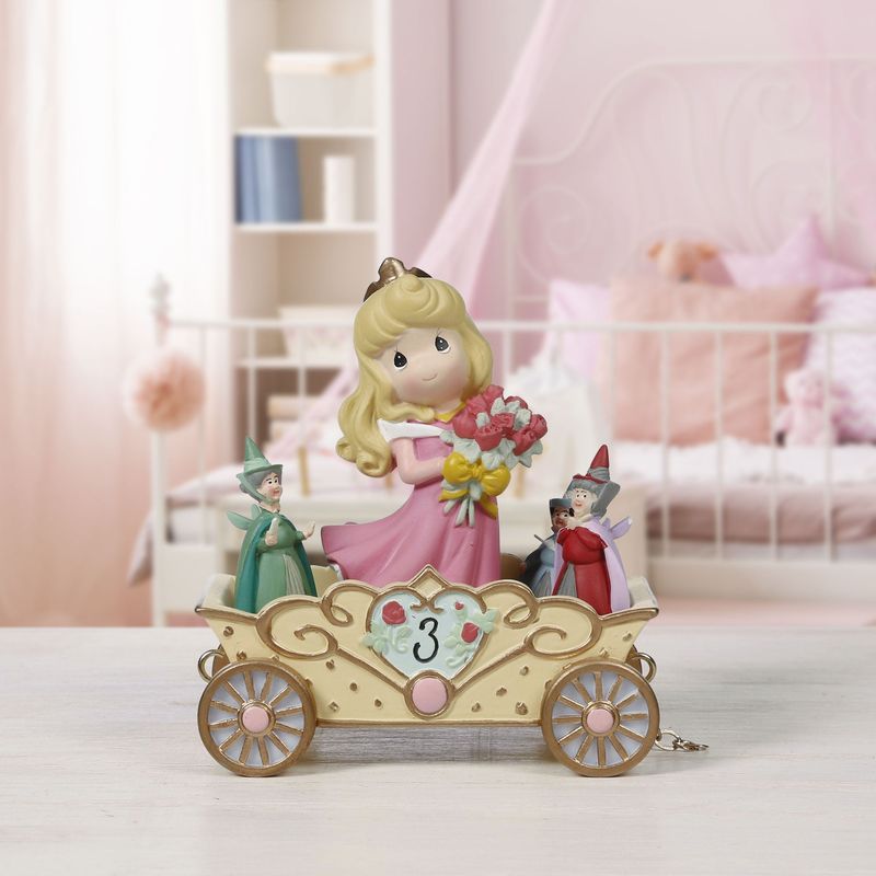 Disney Birthday Parade Now You're Three, A Beauty You'll Always And Forever Be, Age 3, Figurine