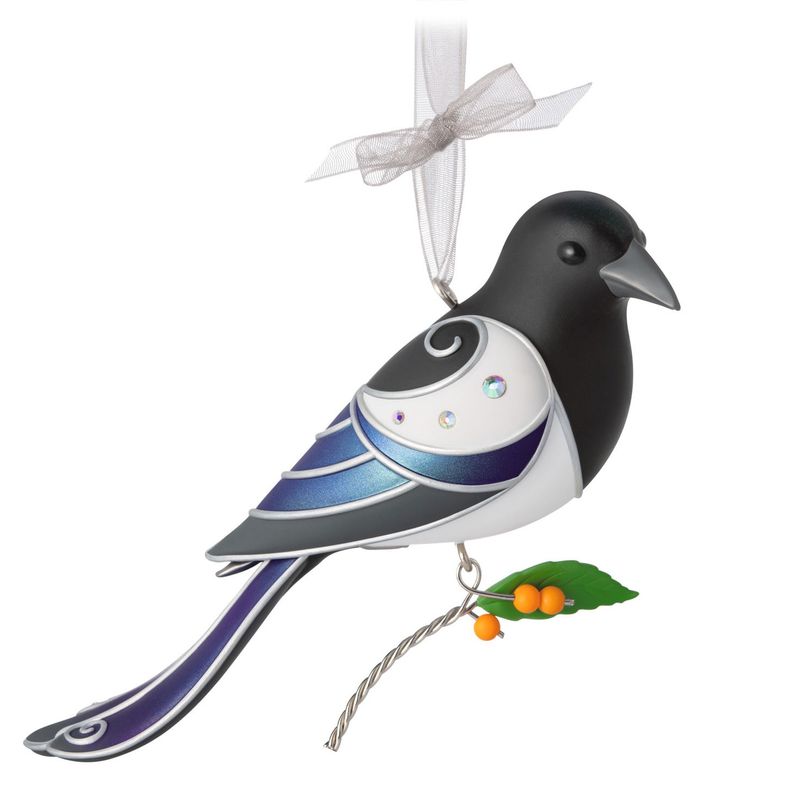 Hallmark The Beauty of Birds Black-Billed Magpie Ornament