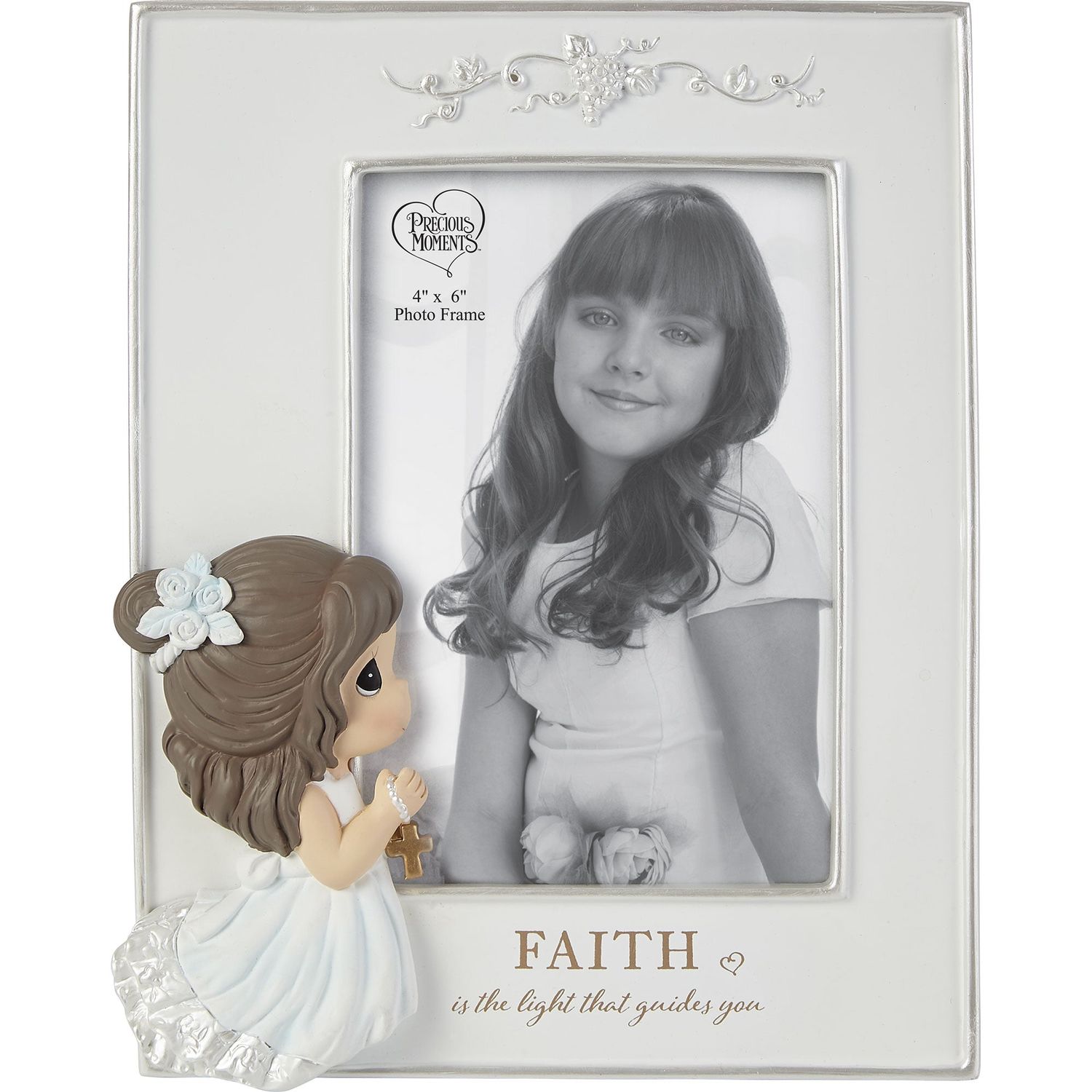 Faith Is The Light That Guides You Girl Photo Frame