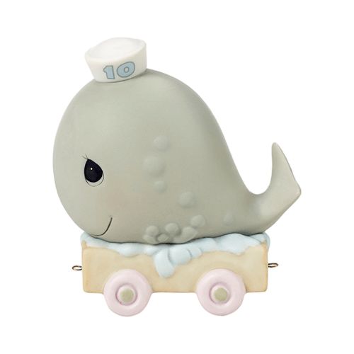 Birthday Train, Age 10, May Your Birthday Be Mammoth Figurine