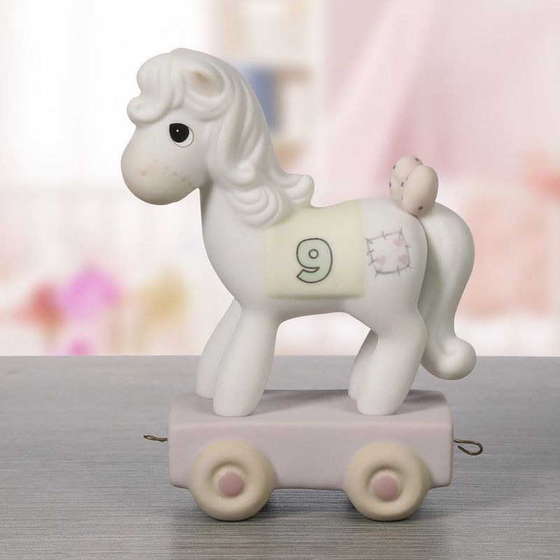 Birthday Train, Age 9, Being Nine Is Just Divine Figurine
