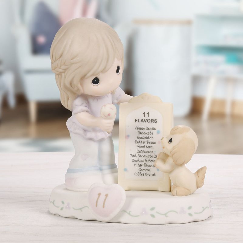 Growing In Grace, Age 11, Brunette Girl Figurine