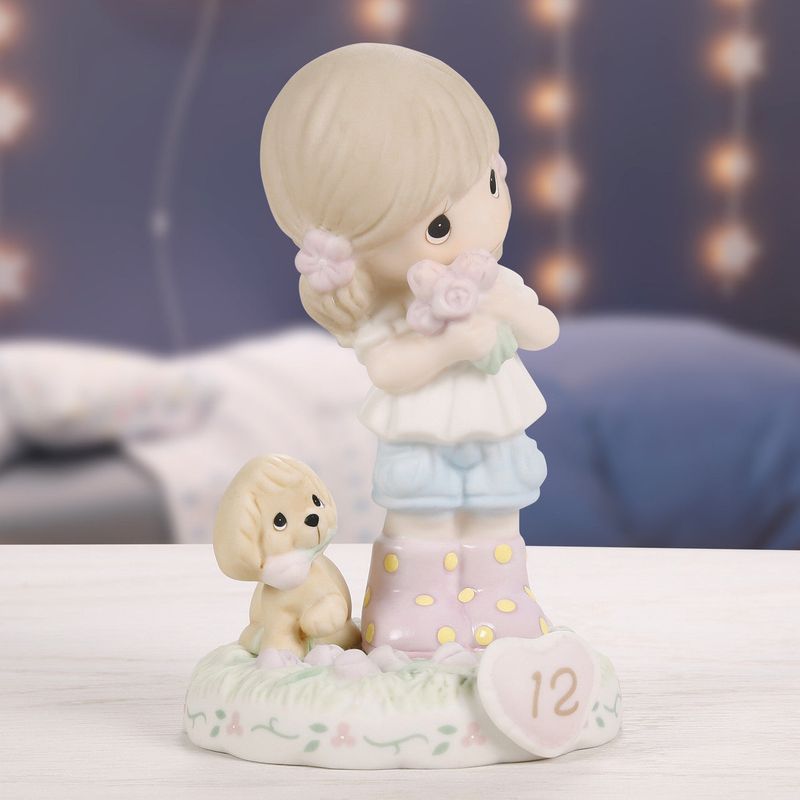 Growing In Grace, Age 12, Brunette Girl Figurine