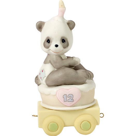 Birthday Train, Age 12, Give A Grin And Let The Fun Begin Figurine