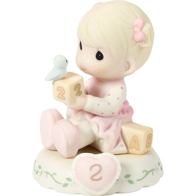 Growing In Grace, Age 2, Blonde Girl Figurine