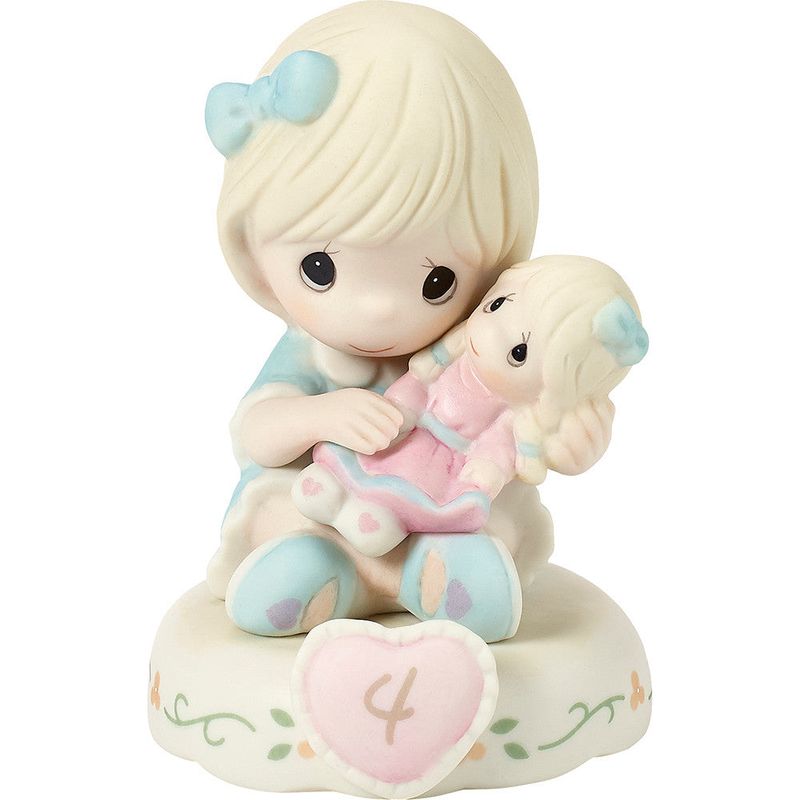 Growing In Grace, Age 4, Blonde Girl Figurine