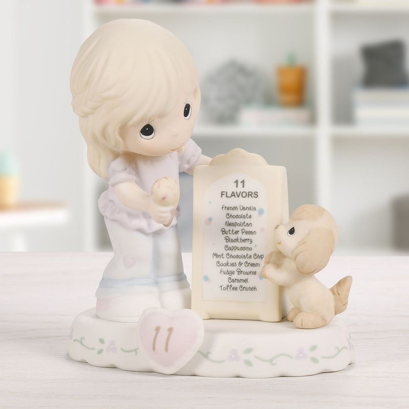 Growing In Grace, Age 11, Blonde Girl Figurine