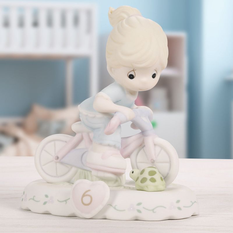 Growing In Grace, Age 6, Blonde Girl Figurine