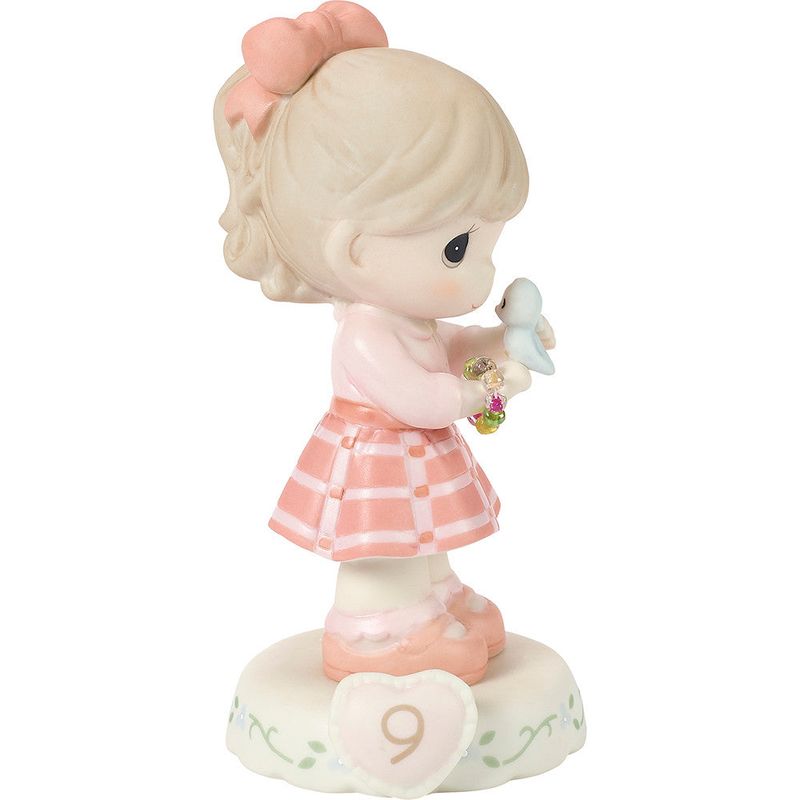 Growing In Grace, Age 9, Brunette Girl Figurine