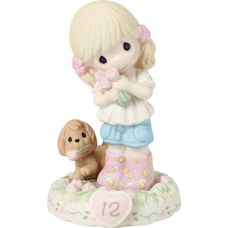 Growing In Grace, Age 12, Blonde Girl Figurine