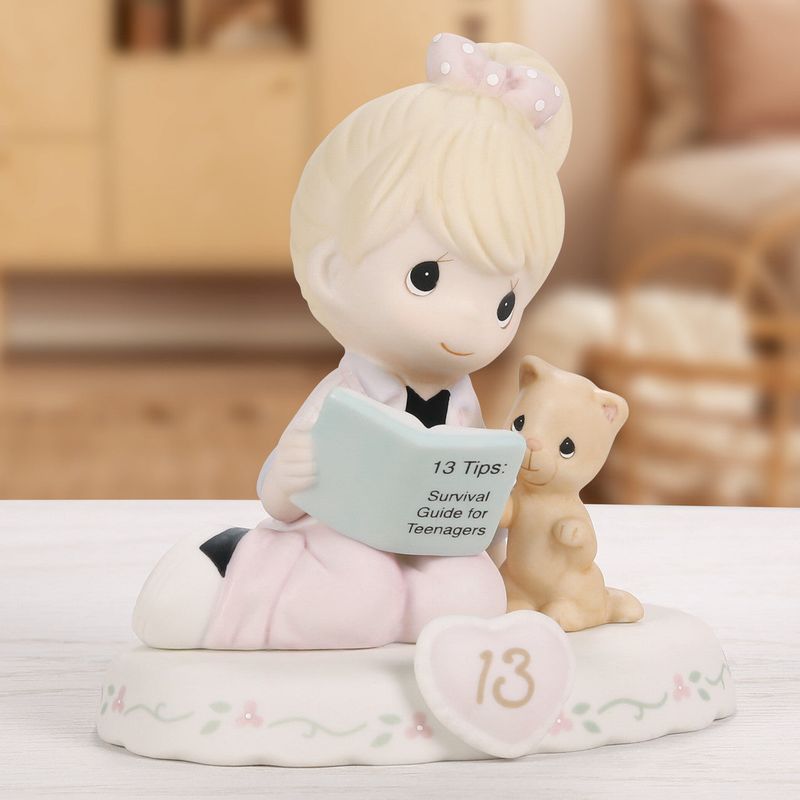 Growing In Grace, Age 13, Blonde Girl Figurine