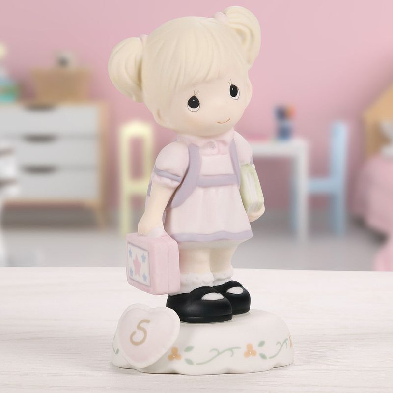 Growing In Grace, Age 5, Blonde Girl Figurine