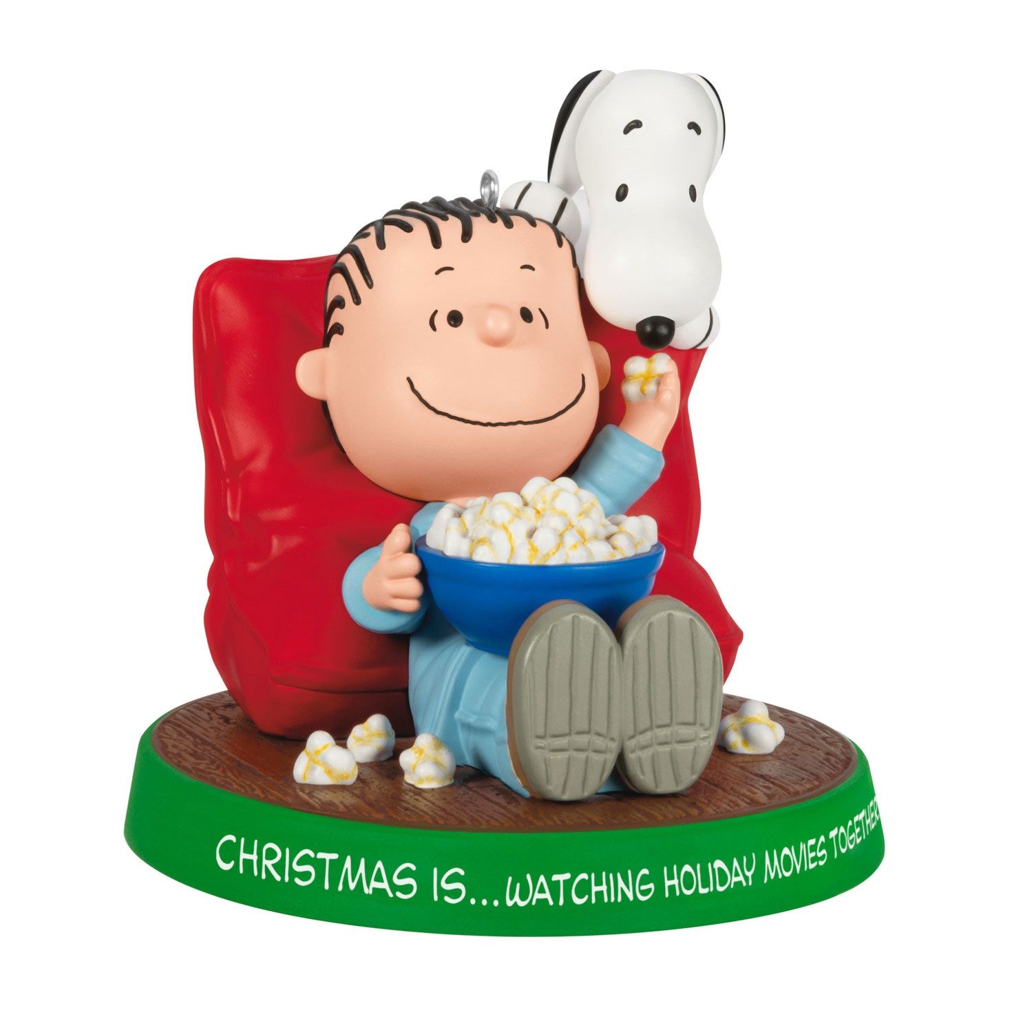 Hallmark The Peanuts® Gang Christmas Is...Watching Holiday Movies Together Ornament