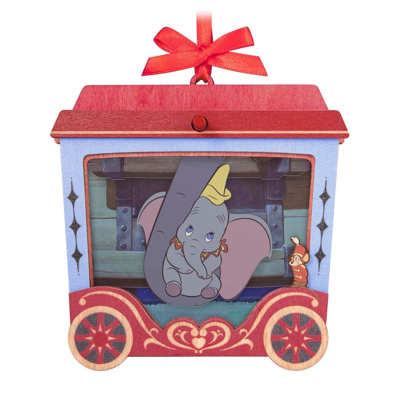 Hallmark Disney Dumbo 85th Anniversary Mrs. Jumbo's Joy Papercraft Ornament With Motion