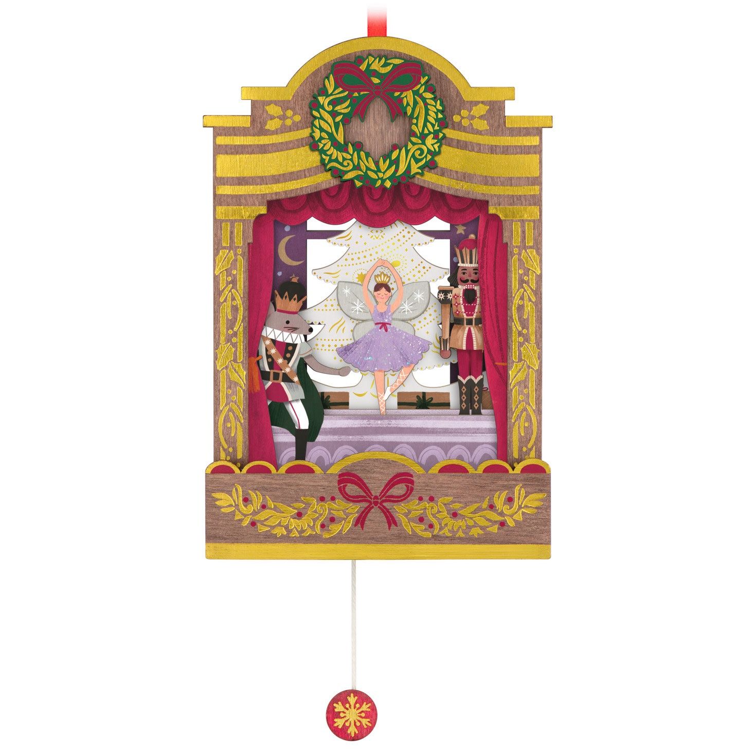 Hallmark The Nutcracker Ballet Musical Papercraft Ornament With Motion