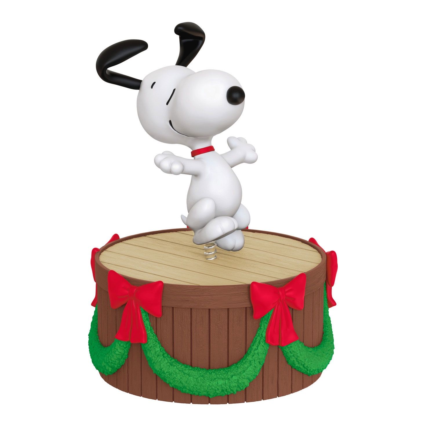 Hallmark Mini The Peanuts® Gang Dancing Snoopy ShowToppers Musical Tree Topper With Light, 4"