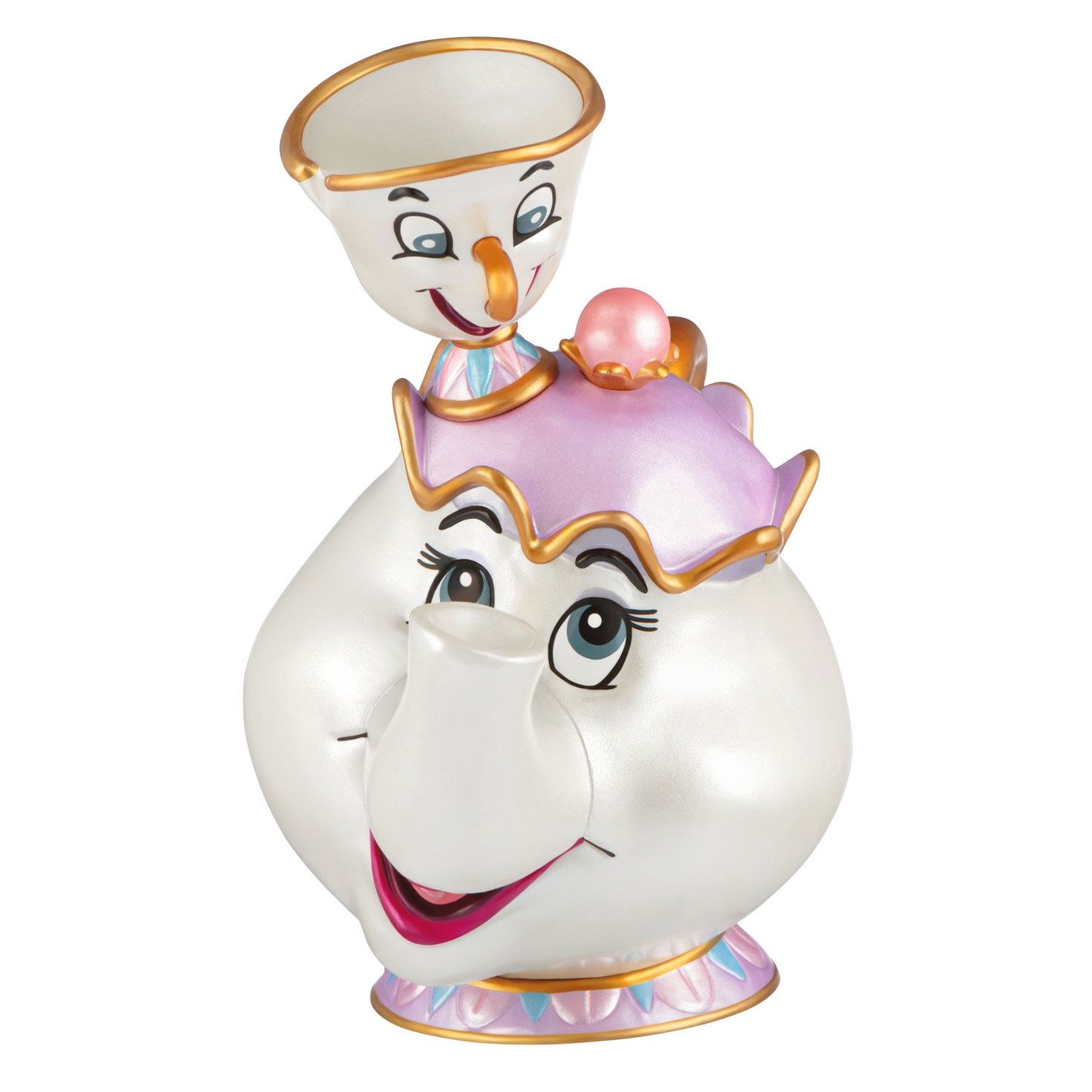 Hallmark Disney Beauty and the Beast 35th Anniversary Mrs. Potts and Chip Ornament
