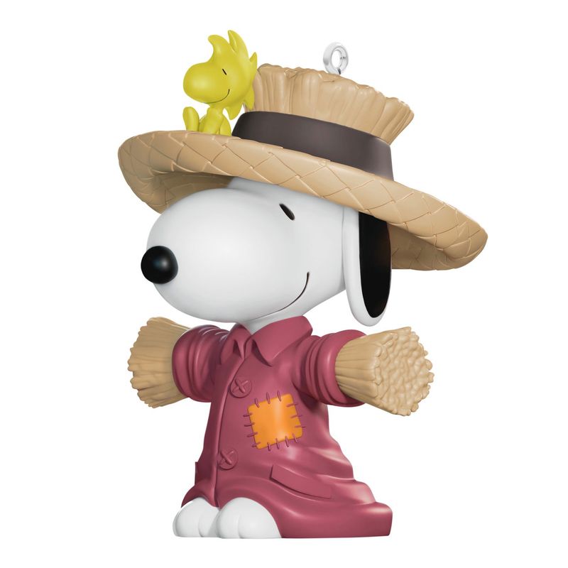 Hallmark Mini The Peanuts® Gang Scarecrow Snoopy Ornament, 1.25"