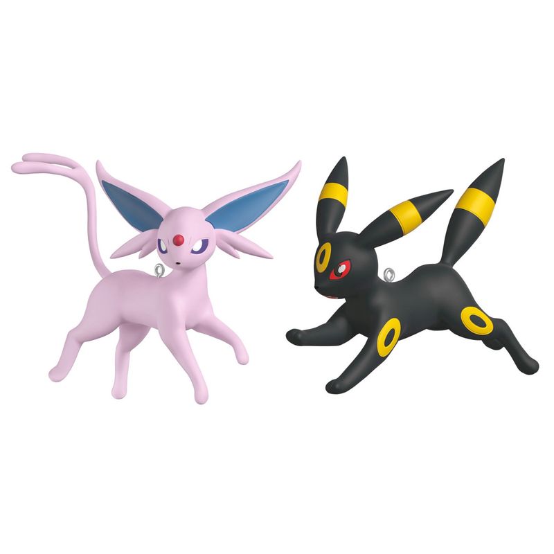 Hallmark Pokémon Espeon and Umbreon Ornaments, Set of 2