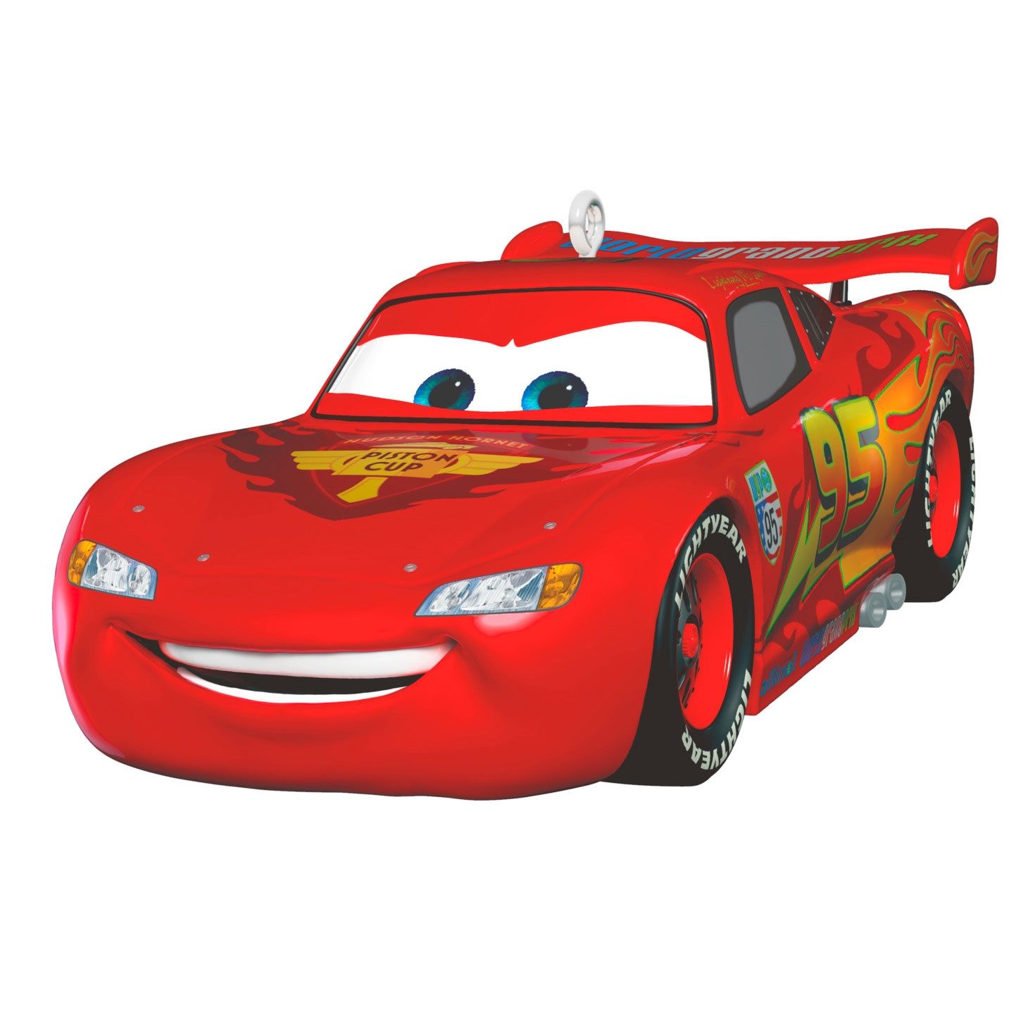 Hallmark Disney/Pixar Cars 2 15th Anniversary Lightning McQueen Metal Ornament