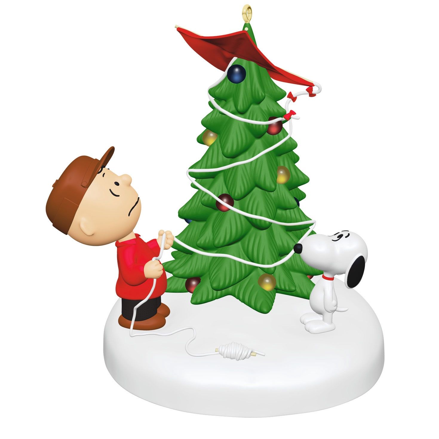 Hallmark The Peanuts® Gang The Kite-Eating Christmas Tree Ornament With Light